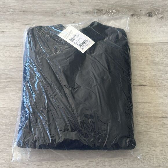 Maison Standard Flat Ribbed High Neck Sweater Navy S NWT IN PACKAGE - Picture 5 of 11